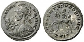 THE ROMAN EMPIRE 
 Probus, 276 – 282 
 Antoninianus, Siscia 276-282, billon 3.84 g. VIRTVS P – ROBI AVG Cuirassed bust l., wearing radiate helmet an...