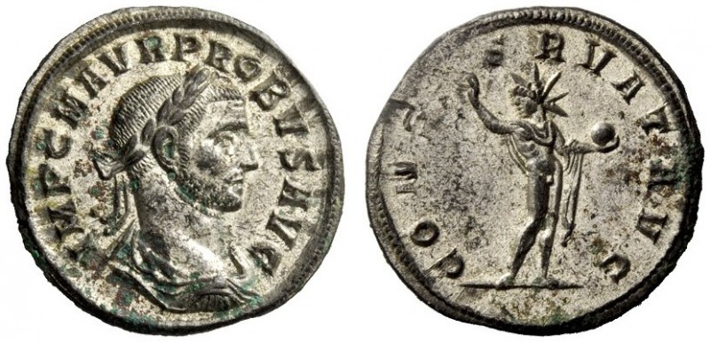 THE ROMAN EMPIRE 
 Probus, 276 – 282 
 Antoninianus (?) or pattern strike, str...