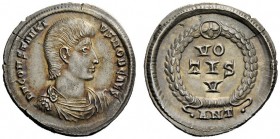 THE ROMAN EMPIRE 
 Constantius Gallus, 351 – 354 
 Siliqua, Antiochia 351-352, AR 3.16 g. D N CONSTANTI – VS NOB CAES Bareheaded, draped and cuirass...