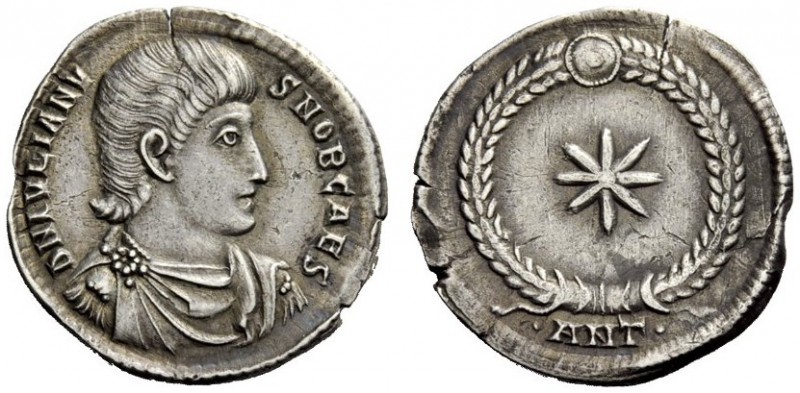 AN INTERESTING COLLECTION OF COINS OF JULIAN II (THE PHILOSOPHER) AND THE FESTIV...