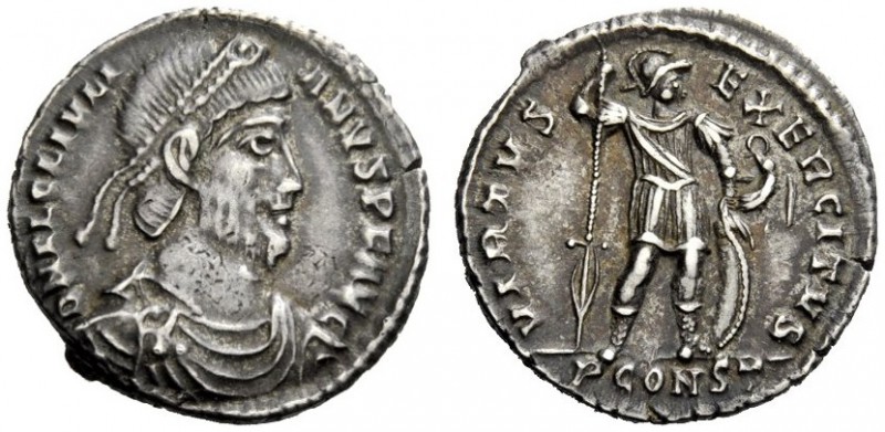 AN INTERESTING COLLECTION OF COINS OF JULIAN II (THE PHILOSOPHER) AND THE FESTIV...