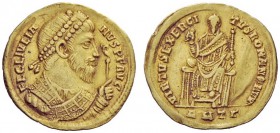 AN INTERESTING COLLECTION OF COINS OF JULIAN II (THE PHILOSOPHER) AND THE FESTIVAL OF ISIS 
 Julian augustus, 360-363 
 Solidus, Antiochia 361-363, ...