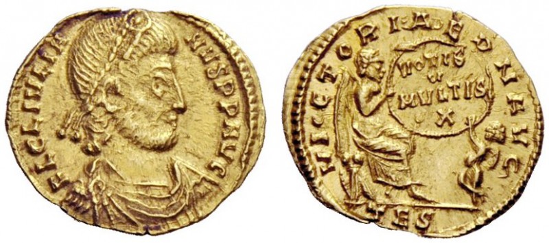 AN INTERESTING COLLECTION OF COINS OF JULIAN II (THE PHILOSOPHER) AND THE FESTIV...