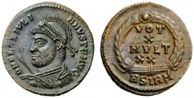 AN INTERESTING COLLECTION OF COINS OF JULIAN II (THE PHILOSOPHER) AND THE FESTIVAL OF ISIS 
 Julian augustus, 360-363 
 Æ 3, Sirmium 361-363, Æ 3.46...