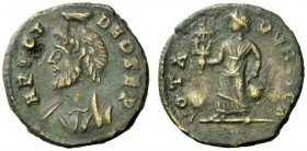 AN INTERESTING COLLECTION OF COINS OF JULIAN II (THE PHILOSOPHER) AND THE FESTIVAL OF ISIS 
 The Festival of Isis Faria 
 Æ 3, 4th century AD, Æ 3.4...