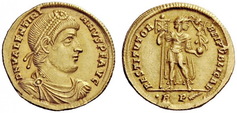 Roman AE of Valentinian I (AD364-375)NGC (XF) - Bullion Shark