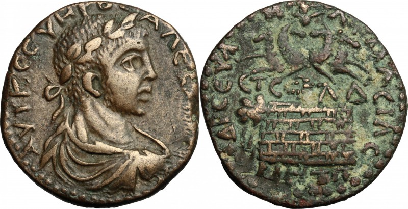 Severus Alexander (222-235). AE Medallion, Amasia mint, Pontus, 234-235. D/ Bust...