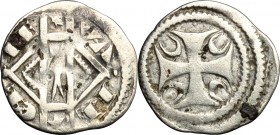 France. AR Denier, Hainaut mint, 12th-13th century. Bd. 2084. AR. g. 0.46 mm. 12.00 VF. Hainaut is currently a province in Belgium, but in the Middle ...