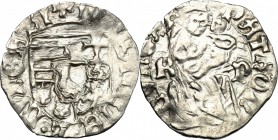 Hungary. Matthias Corvinus (1458-1490). AR Denar, Kremnitz mint, K-P. Unger 565. Huszár 719. AR. g. 0.43 mm. 15.00 About VF/Good F. Post-reform coinag...