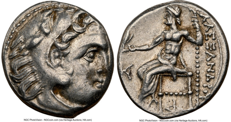 MACEDONIAN KINGDOM. Alexander III the Great (336-323 BC). AR drachm (16mm, 4.07 ...