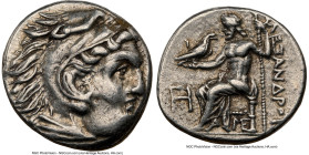 MACEDONIAN KINGDOM. Alexander III the Great (336-323 BC). AR drachm (16mm, 4.23 gm, 11h). NGC XF 4/5 - 4/5. Posthumous issue of Lampsacus, ca. 310-301...