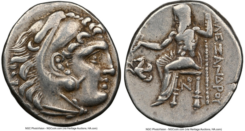 MACEDONIAN KINGDOM. Alexander III the Great (336-323 BC). AR drachm (17mm, 12h)....