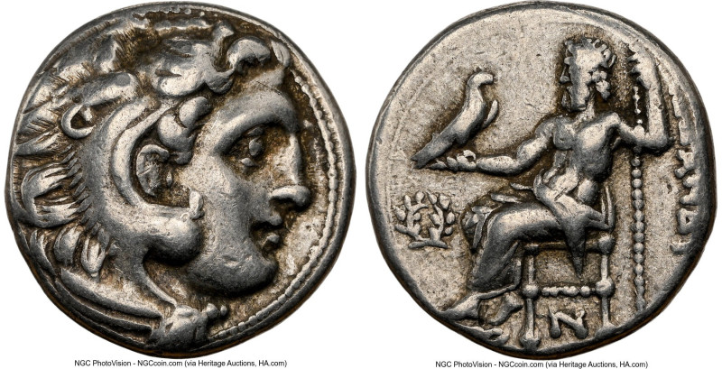 MACEDONIAN KINGDOM. Alexander III the Great (336-323 BC). AR drachm (15mm, 12h)....