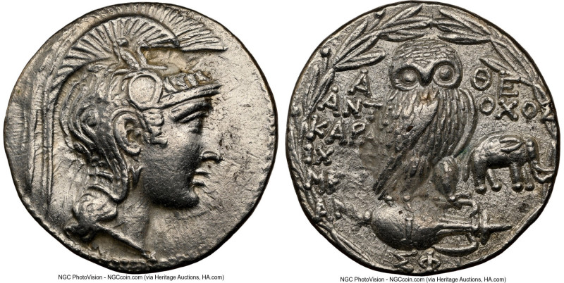 ATTICA. Athens. Ca. 2nd-1st centuries BC. AR tetradrachm (29mm, 16.92 gm, 11h). ...