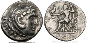 PAMPHYLIA. Aspendus. Ca. 212-181 BC. AR tetradrachm (31mm, 1h). NGC VF, scratches, countermark. Late posthumous issue in the name and types of Alexand...