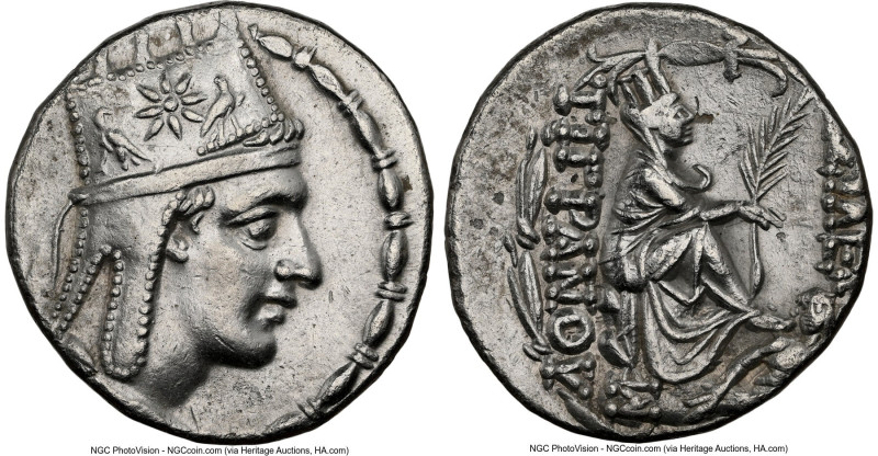 ARMENIAN KINGDOM. Tigranes II the Great (95-56 BC). AR tetradrachm (27mm, 15.85 ...