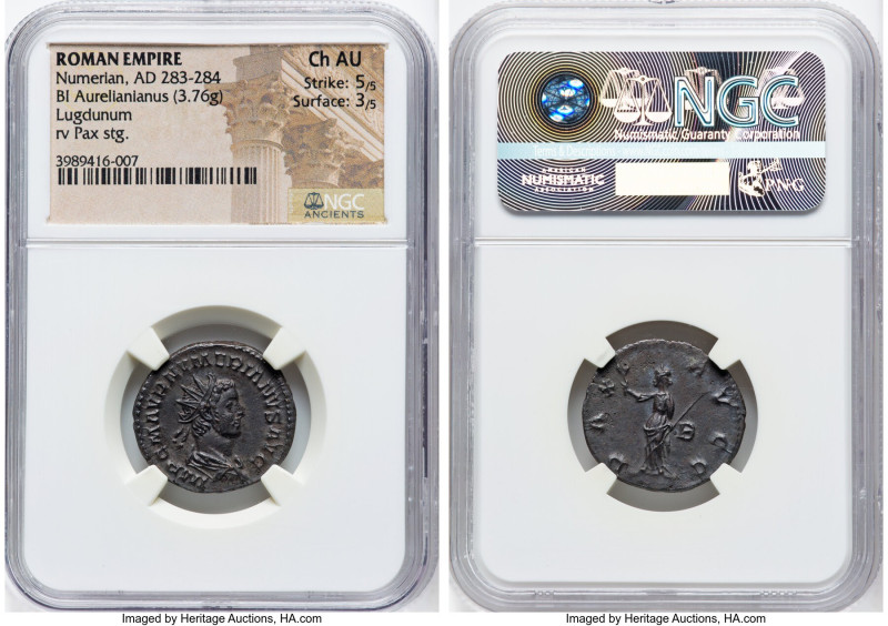 Numerian (AD 282-283). BI antoninianus (22mm, 3.76 gm, 12h). NGC Choice AU 5/5 -...