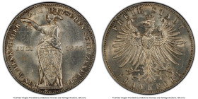 Frankfurt. Free City "German Shooting Festival" Taler 1862 MS62 PCGS, Frankfurt mint, KM371, HID09801242017 © 2024 Heritage Auctions | All Rights Rese...