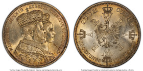 Prussia. Wilhelm I Taler 1861-A MS61 PCGS, Berlin mint, KM488, Dav-778. Coronation of Wilhelm and Augusta. HID09801242017 © 2024 Heritage Auctions | A...