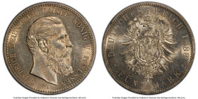 Prussia. Friedrich III 5 Mark 1888-A MS62 PCGS, Berlin mint, KM512, J-99. HID09801242017 © 2024 Heritage Auctions | All Rights Reserved