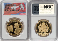 Confederation gold Proof "Jura Shooting Festival" 500 Francs (1/2 oz) 2024 PR70 Ultra Cameo NGC, Hab-120a. Mintage: 150. HID09801242017 © 2024 Heritag...