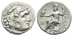 KINGS OF MACEDON. Antigonos I Monophthalmos, as Strategos of Asia, 320-306/5 BC. Drachm (Silver, 26.21 mm, 4.21 g). Struck in the name and type of Ale...