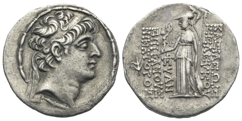 SELEUKID KINGS. Seleukos VI Epiphanes Nikator, 97-94 BC. Tetradrachm (Silver, 27...
