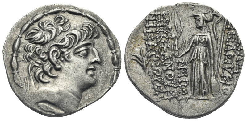 SELEUKID KINGS. Seleukos VI Epiphanes Nikator, 97-94 BC. Tetradrachm (Silver, 29...