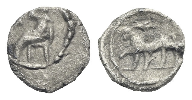 PERSIA. Alexandrine Empire. Uncertain satrap of Babylon, circa 328-311 BC. Hemio...
