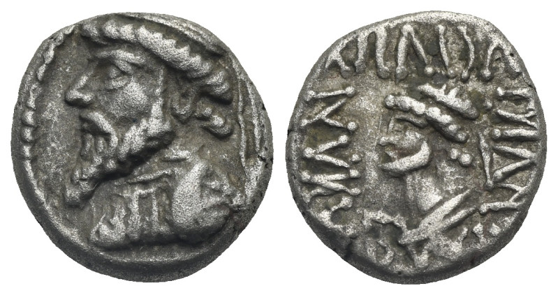 KINGS OF ELYMAIS. Kamnaskires V, circa 54/3-33/2 BC. Drachm (Billon, 16 mm, 3.79...