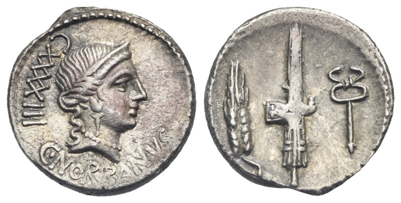 C. Norbanus. Denarius (Silver, 17.90 mm, 4.04 g) Roma, 83 BC. Control number in ...