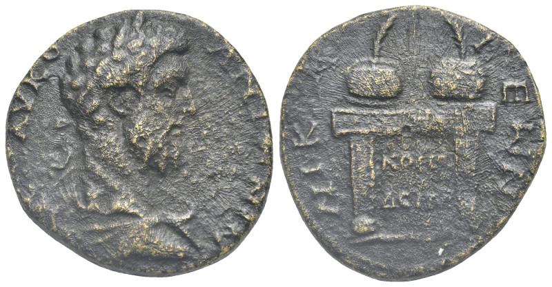 BITHYNIA. Nicaea. Commodus, 177-192. Bronze (Bronze, 31.67 mm, 19.21 g). [Α Κ Μ]...