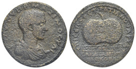LYDIA. Sardis. Maximus, as Caesar, 235-238. Bronze (Bronze, 28.88 mm, 12.66 g). Septimius Menestratianos, magistrate. [Γ Ι] ΟΥΗ ΜΑΞΙΜΟϹ ΚΑΙ, bare-head...