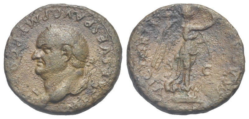 Vespasian, 69-79. As (Bronze, 26,0 mm, 10,0 g). Rome, circa 80. IMP CAES VESP AV...