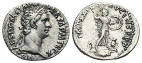 Domitian, 81-96. Denarius (Silver, 19.71 mm, 3.15 g) Rome, 90-91. IMP CAES DOMIT AVG GERM PM TR P X Laureate head right. Rev. IMP XXI COS XV CENS PPP ...