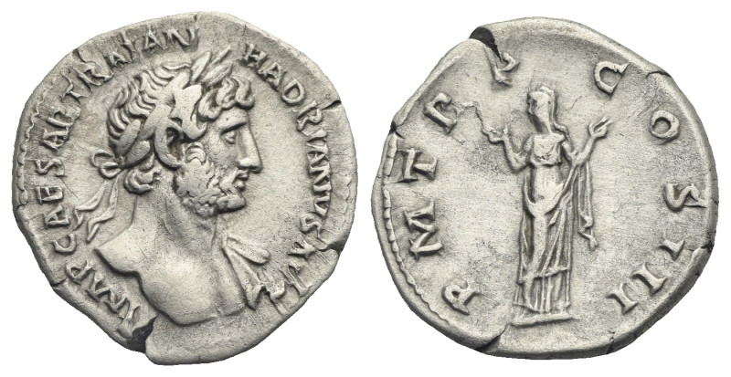 Hadrian, 117-138. Denarius (Silver, 19.64 mm, 3.06 g) Rome, 119-120. IMP CAESAR ...