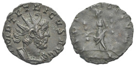 Tetricus I, 270-273. Antoninianus (Bronze, 19.12 mm, 2.35 g) Colonia Agrippina (Cologne) mint, late 271. IMP TETRICVS AVG Radiate, draped and cuirasse...