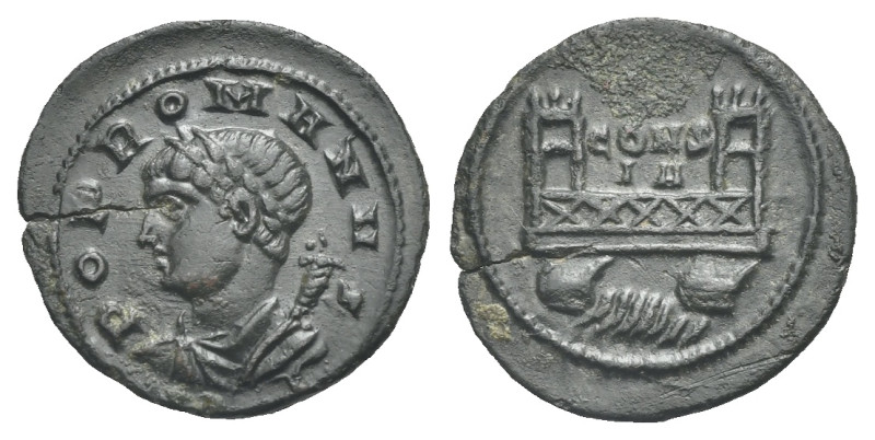 Constantine I, 306-337. Follis (Bronze, 14.95 mm, 1.02 g). Special issue for the...