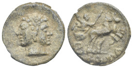 Roman Republic. Tessera (Lead, 21.36 mm, 3.98 g). Head of Janus. Rev. Nike (?) driving biga to right; ROMA below. Rostovtsev -. M. Overbeck, “Römische...