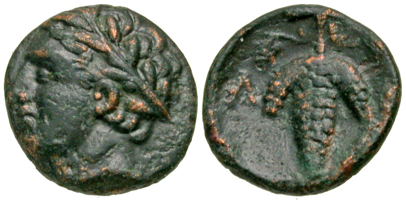 "Lokris, Lokris Opuntion. Late 4th-3rd century B.C. AE 13 (13.1 mm, 1.49 g, 12 h...