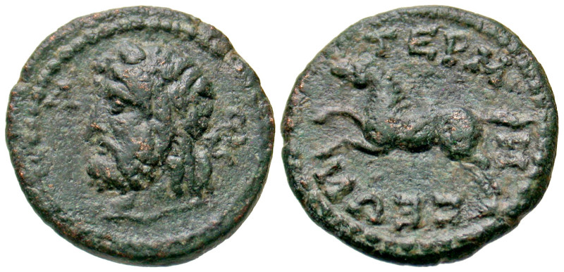 "Pisidia, Termessos. Ca. 40-39 B.C. AE 19 (18.9 mm, 4.05 g, 6 h). Dated CY 32 (4...