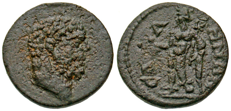 "Lydia, Sala. Severan era. A.D. 193-235. AE 15 (14.5 mm, 2.06 g, 7 h). Bare head...