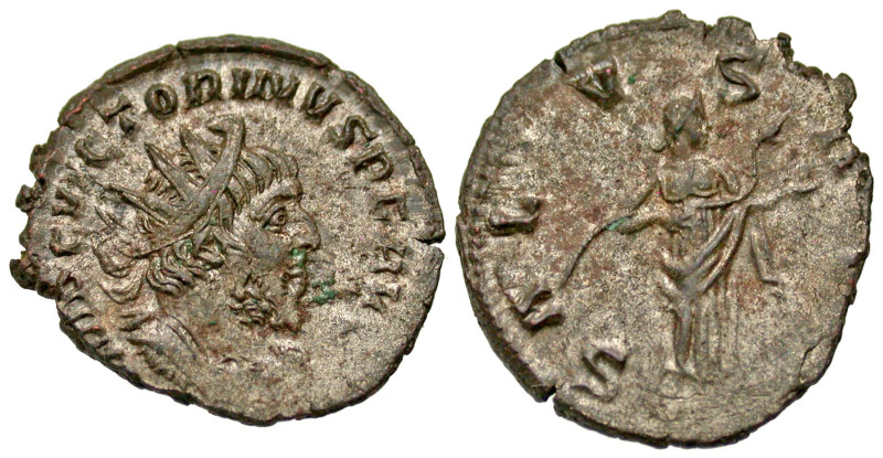 "Victorinus. Romano-Gallic Emperor, A.D. 269-271. AE antoninianus (20.41 mm, 2.7...