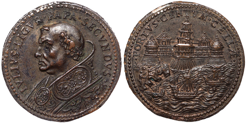 Giulio II (1503-1513), Rome, Medal 1503, Rare, Restrike. XVIII Century. Hamerani...