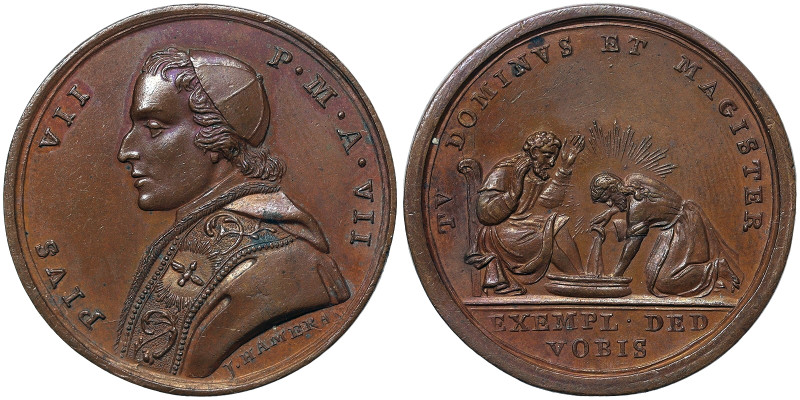 Pio VII (1800-1823), Rome, Medal Yr. VII, 1806, Extremely rare, Annual. The Wash...