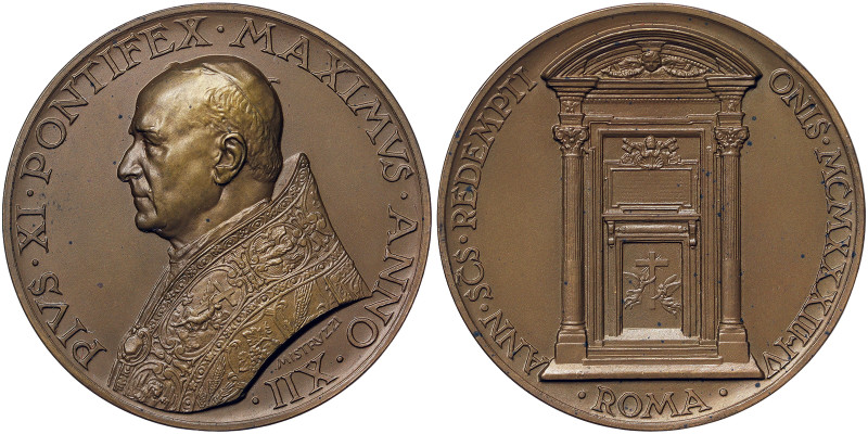 Pio XI (1929-1939), Vatican City (1929-date), Medal Yr. XII, 1933, Annual. Extra...