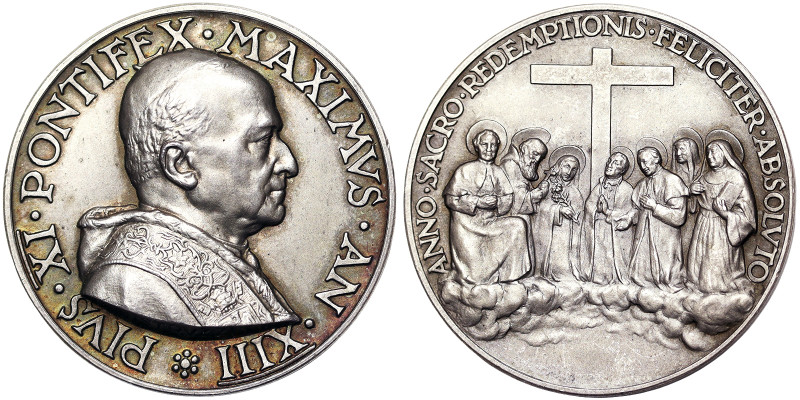 Pio XI (1929-1939), Vatican City (1929-date), Medal Yr. XIII, 1934, Annual. Cano...