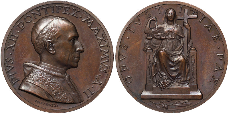 Pio XII (1939-1958), Vatican City (1929-date), Medal Yr. II, 1940, Rare, Annual....