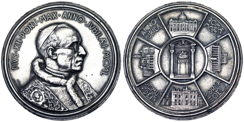 Pio XII (1939-1958), Vatican City (1929-date), Medal, 1950, Very rare, Extraordi...