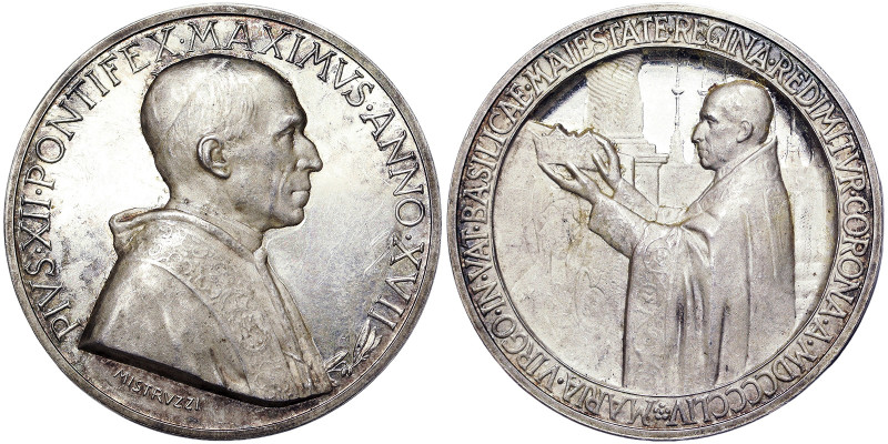 Pio XII (1939-1958), Vatican City (1929-date), Medal Yr. XVII, 1955, Annual. Clo...